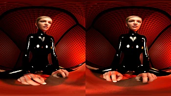 Mistress in Black Latex – POV Cowgirl