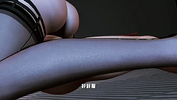 3D BBW Asian MILF Naked Her Perfect Ass Cheating with Young Big Dick