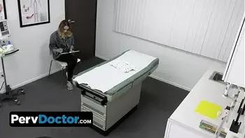 Slender Blonde Patient Lets Perv Doctor And His Hot Ass Nurse To Stretch Her Tight Teen Pussy