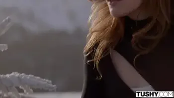 TUSHY Stunning redhead Jia Lissa in her First Anal Scene