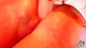 Using Huge Sex Toys Helps The Raunchy Redhead And Blonde Prepare For The Anal Foursome