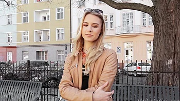 Alecia Fox seduces in the kitchen, showcasing her charm.