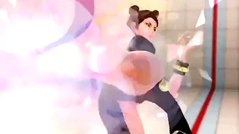 Chun Li gets black cock: Blowjob, Big Tits  Anal Porn