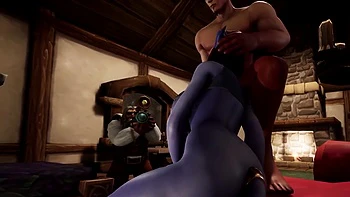 Elf and Draenei Pornstar Sex Photoshoot - Warcraft Porn Parody