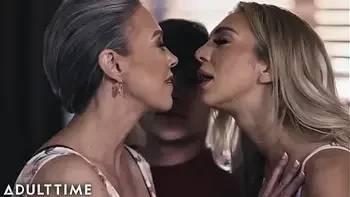 ADULT TIME - Dee Williams Insists On Sharing Her Pussy With Her Stepson For A Threesome