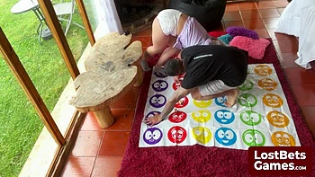 Get Ready For A Heated Game Of Strip Twister With Amelia And Lucas With Celestina Blooms And Aften Opal