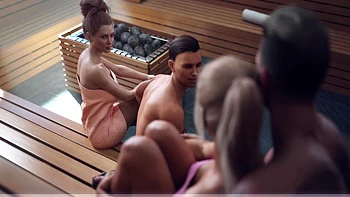 Awam 2 - A Wife And Stepmother - B - Sofia Revels In Filthy, Passionate Cuckold Game Inside The Sauna