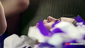 Young Brunette Stepdaughter Riley Reid Is Stepdaddys Horny Cheerleader - Hardcore