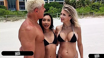 All Mighty Ring Seduces Mature Blonde Gigi Dior  Petite Asian Jade Kimiko  Immoral Live 4K: VR Porn