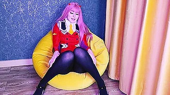 Pov: Greedy Slut Zero Two Cant Stop Squirting While You Fuck Her - Cosplay
