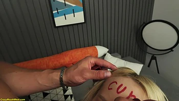 18 Yo Teen With Braces Rough Sloppy Face Fucked