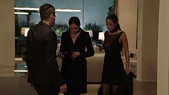 Xander Corvus is lucky to fuck two hot babes in a steamy threesome.