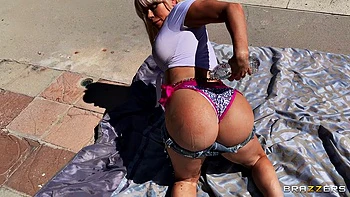 Nikki Gets Wet by Pool