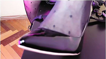 Sexy Mistress Eva Latex Femdom Goddess Pink Dress Panties Big Ass Milf Bdsm Toys Solo Footfetish Hot - Mistress Latex