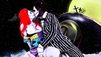 Sexy Joanna Angel in A nightmare before Christmas XXX parody