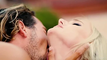 Gives Him A Sloppy Blowjob Outdoors With Morgan Rain