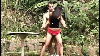 Sandy Morena with a beautiful and hot ass, moaning and cumming, giving her pussy and very tasty spit to Leonardo Martins: Porn