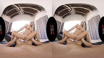 Fuck: Blowjob, Cowgirl  Babe VR Porn
