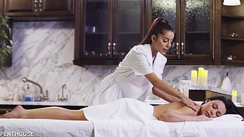 Lesbian Masseuse Vanna Bardot Has a Magic Tongue