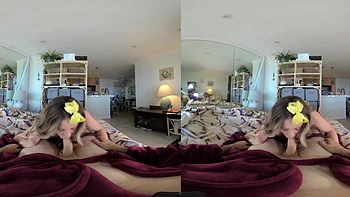 Big Booty Stepdaughter Bounces On Stepdaddys Cock Until It Explodes