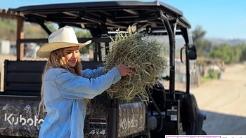 Busty Cowgirl Blake Blossom Fucked By Her Neighbor