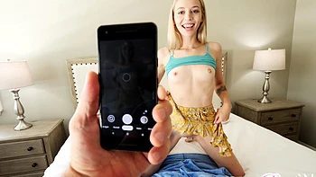 Skinny teen Lily Larimar gets fucked in pov style