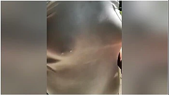 Day At The Park With No Bra See Through Shirt