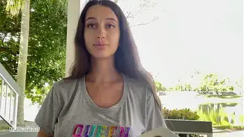 He cum on my face and sent to the backyard