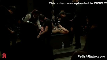 Bobbi Brixton - Spanking And Gangbang Fucking Of Slave