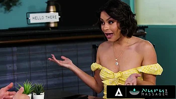 NURU MASSAGE - Gorgeous Babe Nicole Aria Shows Her Businessman Friend What A Real Nuru Massage Is: Porn