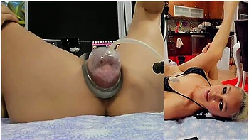 Pussy Pump And Fuckmachine Hard Fuck,spread Position