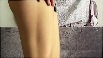 In A Dress, She Shows Her Holes Close To The Camera!