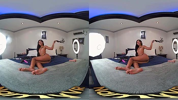 BDSM 18 y.o Teens Night: Young Dominatrix With a Toy Wall — Bondage