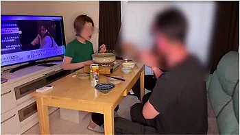 When His Junior Came Over And I Responded With No Bra, He And His Junior Got Into A Naughty Flow!