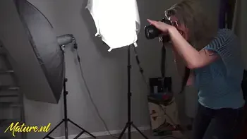 Horny Photographer Couldn't Contain Herself & Started Sucking Dick