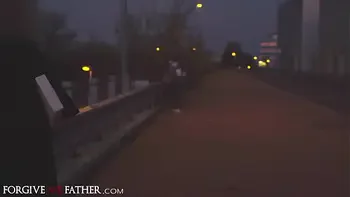 DEVIANTE - Big Tits Curvy Babe Has Big Ass Oiled and pussy fucked in a van