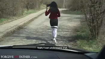 DEVIANTE - Fitness Runner with big tits deepthroat blowjob and hard rough sex