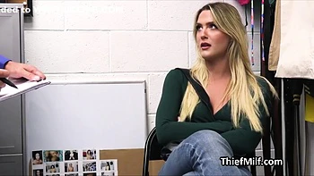 Makeup Stealing Cougar Cocked Hard After Strip Search