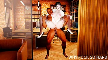 3D Hot BBW Asian Slut Have a Hardcore Sex with Big Cock