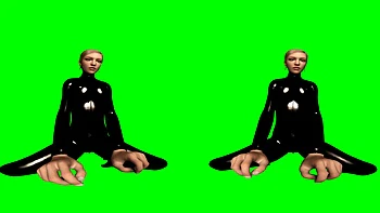 Mistress in Black Latex – POV Cowgirl (Passthrough)