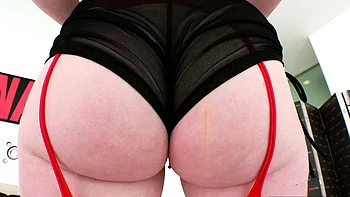 ANAL ONLY Slipping it in Lola Valentine's butt