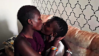 Big Tits Ebony Lesbians Recorded Fucking