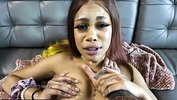 Ebony Teen GF Always Ready For BF's Schlong