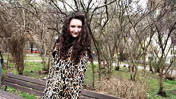 GERMAN SCOUT - Big natural saggy Tits Teen Alisa Horakova