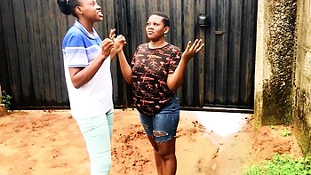 Horny BBW Ebony Lesbian Tonguing Pussy