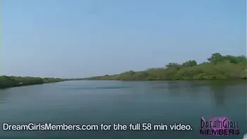 Hot Naked Chicks Pee Off The Back Of Our Boat