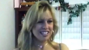 Ebony MILF Plays with Vibrator on Webcam