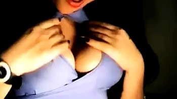 Webcam Girl Shows Off Her Long Nipples