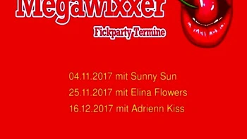 Gangbang mit einer rothaarigen deutschen Amateurin auf einer