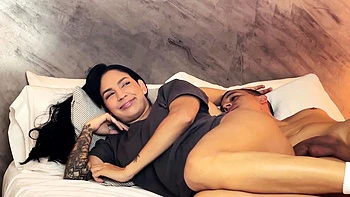 The stepfather mistakes his stepdaughter for his wife and